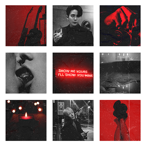 jongjoong bdsm au moodboard