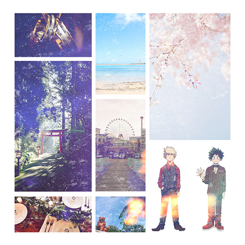 bakudeku wedding moodboard