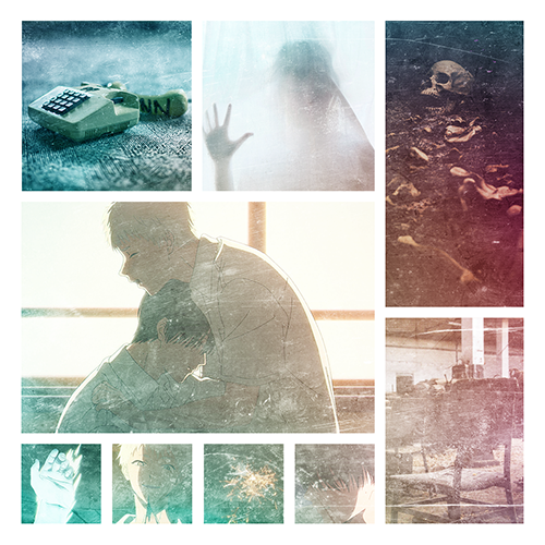 hikanatsu ghost au moodboard